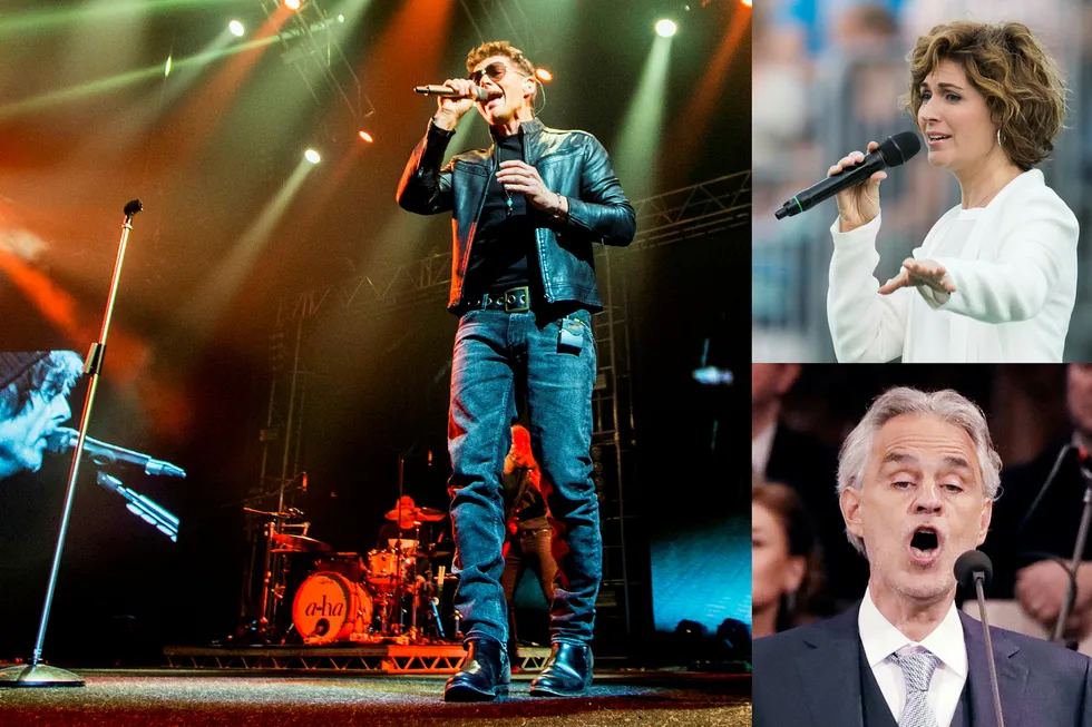 Morten Harket i A-ha, Sissel Kykjebø og Andrea Bocelli er blant stjernene som kommer til konserten.
