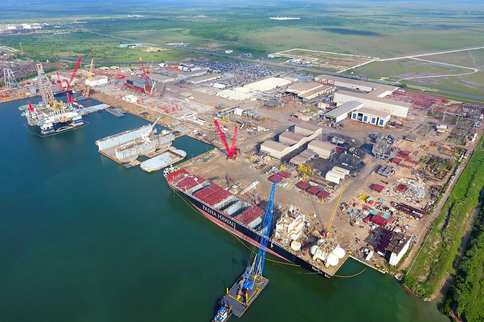 Securing work: the Keppel AmFELS yard in Texas