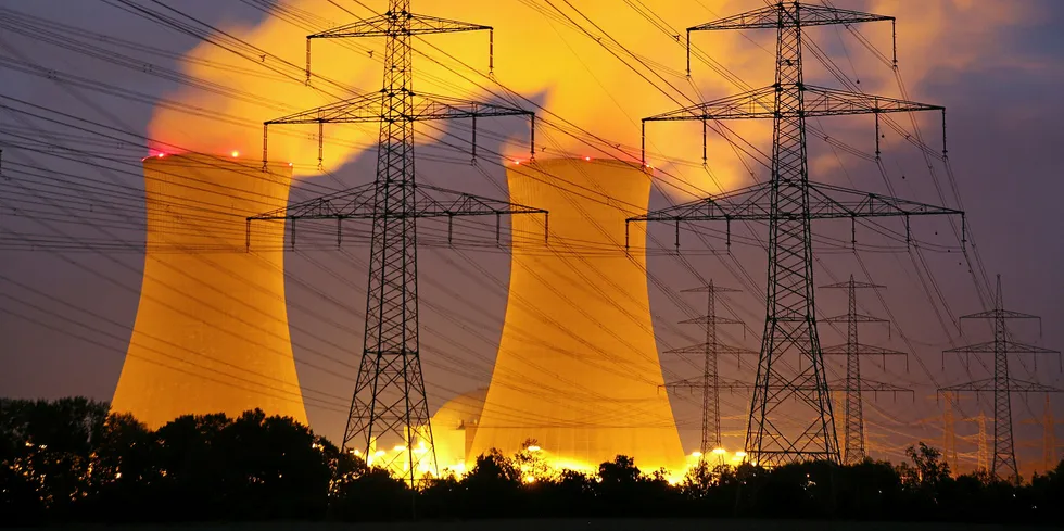 the now shuttered Grafenrheinfeld nuclear power station in Germany