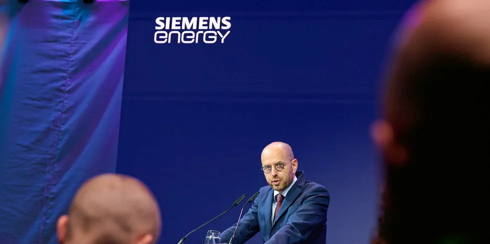 Siemens Energy CEO Christian Bruch.