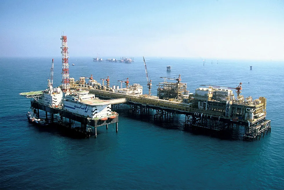 On the up: ADNOC is expanding output on the Zakum field off Abu Dhabi