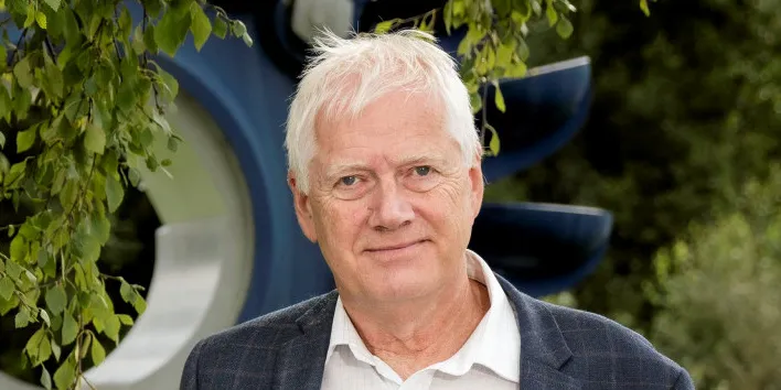 Produksjonsdirektør i SFE Knut Arild Flatjord (til v) og konsernsjef i SFE Johannes Rauboti.