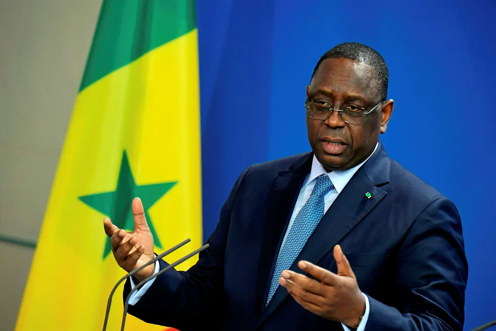 Delays: Senegal's President Macky Sall has claimed the economic impact of the Covid-19 pandemic could delay the start-up of oil and gas developments in the country by two years