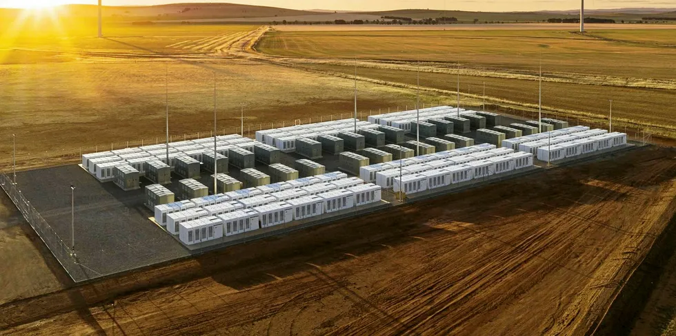 The 100MW/129MWh Hornsdale Power Reserve, built by Tesla and owned by Neoen, which is the largest lithium-ion battery system in the world.