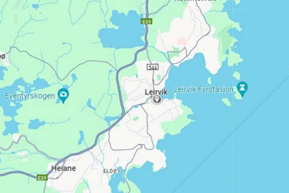 Båten lå til kai i Lervik på Stord da det ble meldt om en smell fra den.