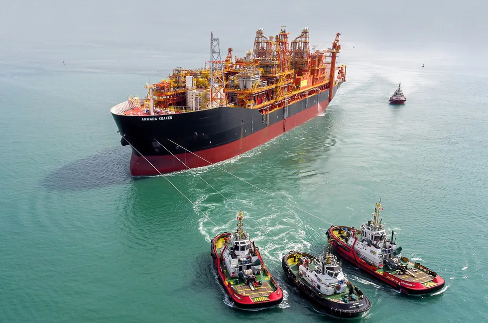 One of the assets: the FPSO at the Kraken field.