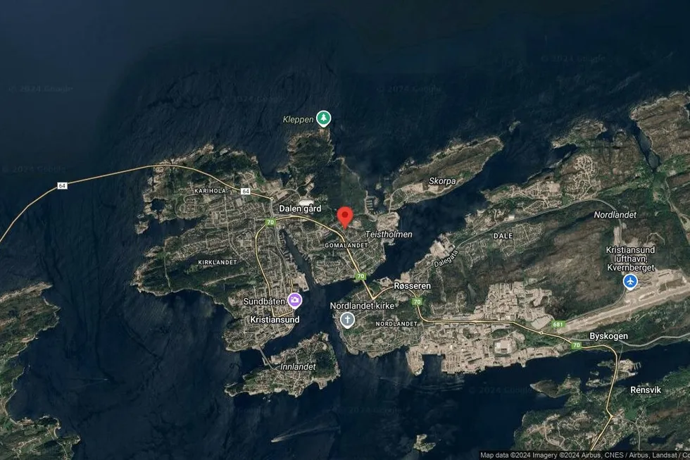 Området rundt Furuveien 3, Kristiansund, Møre og Romsdal