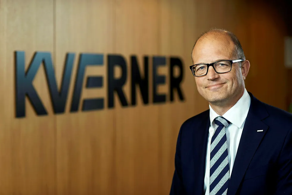 Positive quarter: Kvaerner chief executive Karl-Petter Loken is optimistic the company will see gradual growth moving forward