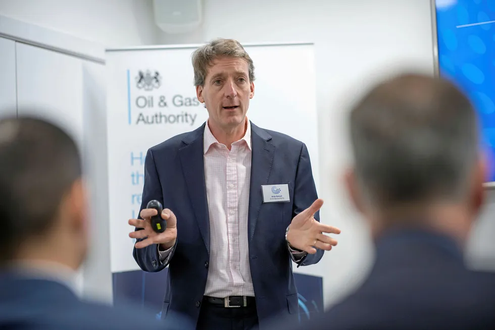 On the one hand: Andy Samuel, chief executive of the UK Oil & Gas Authority, which handed out licensing awards last week in the 32nd Offshore Round