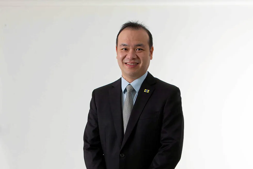 Beaming: Yinson chief executive Lim Chern Yuan