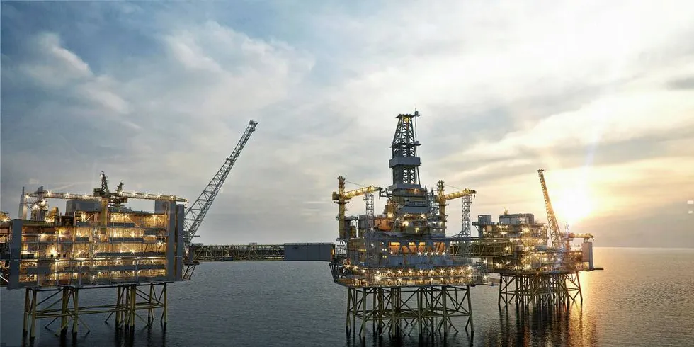 Johan Sverdrup-feltet.Foto: Ill: Statoil