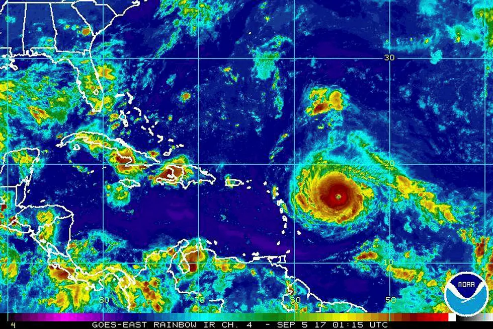 USA stålsetter seg for et nytt uvær mens «Irma» befinner seg i Karibien Foto: NOAA/ AP/ NTB scanpix