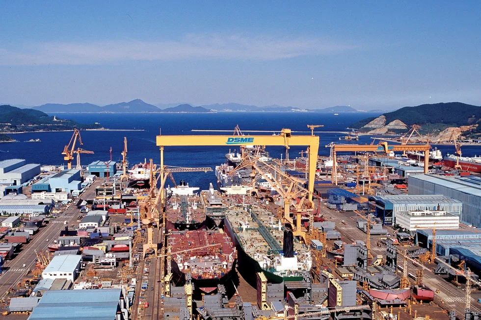 Orderbook boost: Daewoo Shipbuilding & Marine Engineering's Okpo yard