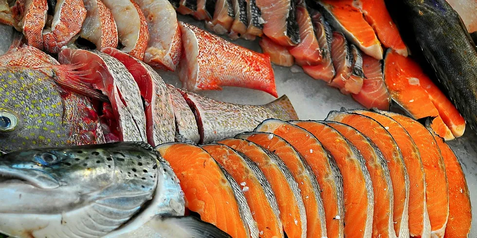 Salmon exports in January showed considerable growth.