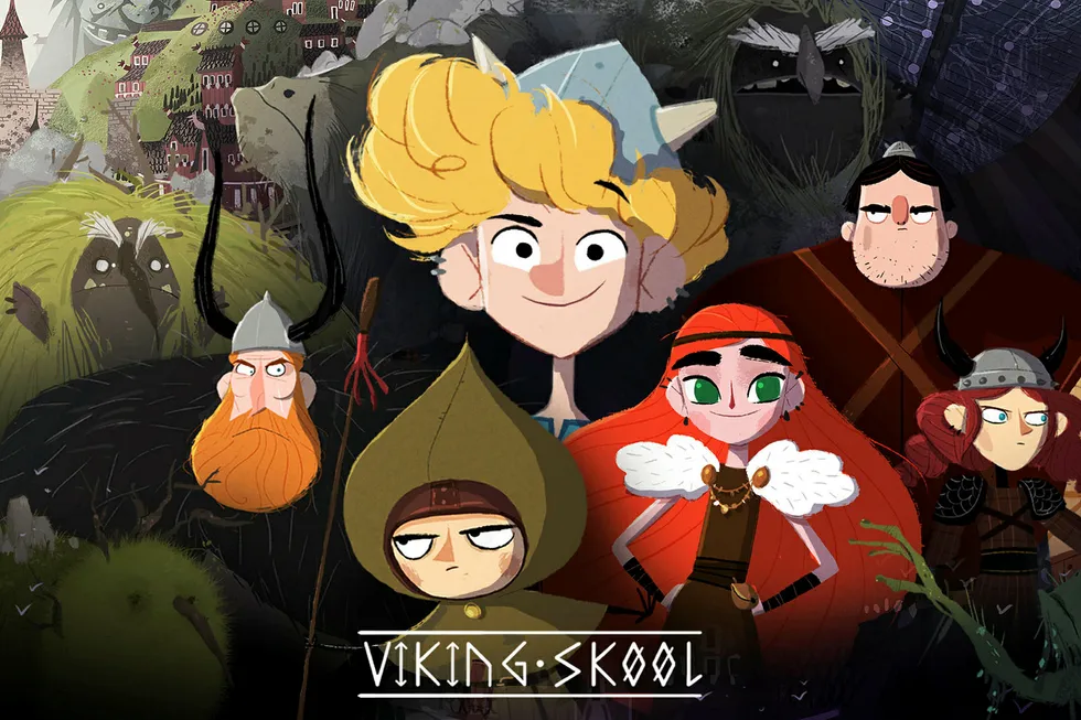 De norske filmprodusentene Frederick P.N. Howard og Gisle Normann Melhus står bak animasjonsserien «Vikingskool», som Disney skal lage. Foto: Disney