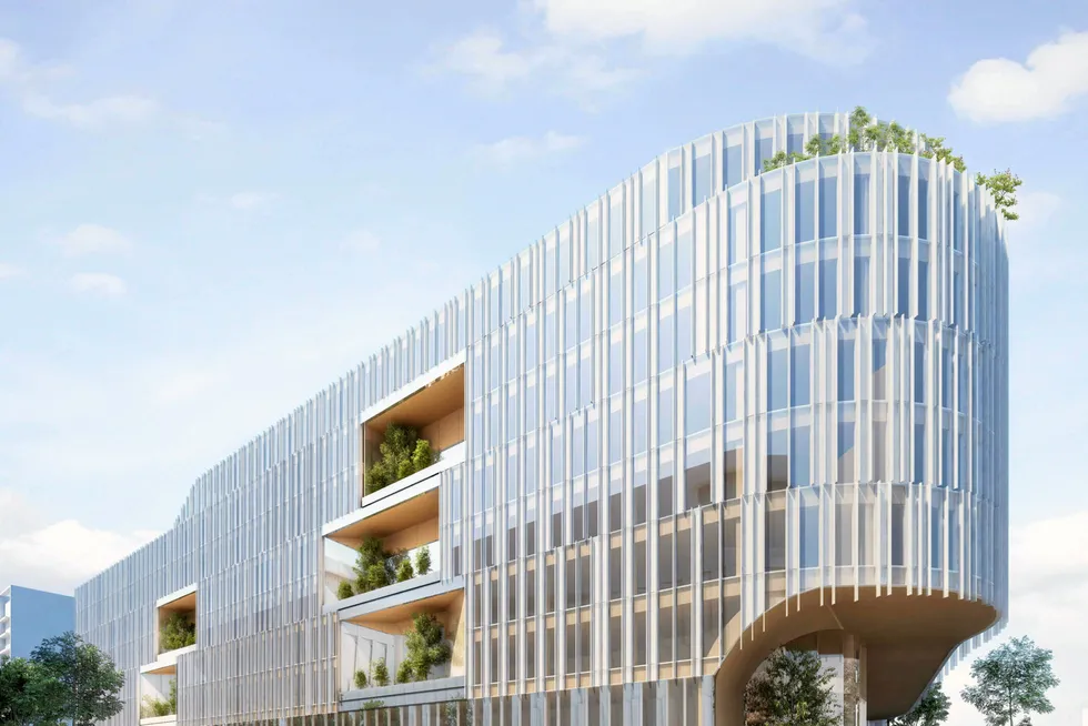 New home: a rendering of Origine, Technip Energies' new headquarters in Paris, France
