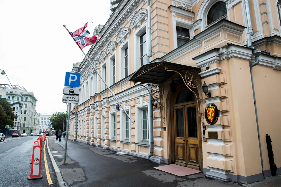 Norges ambassade i Moskva.