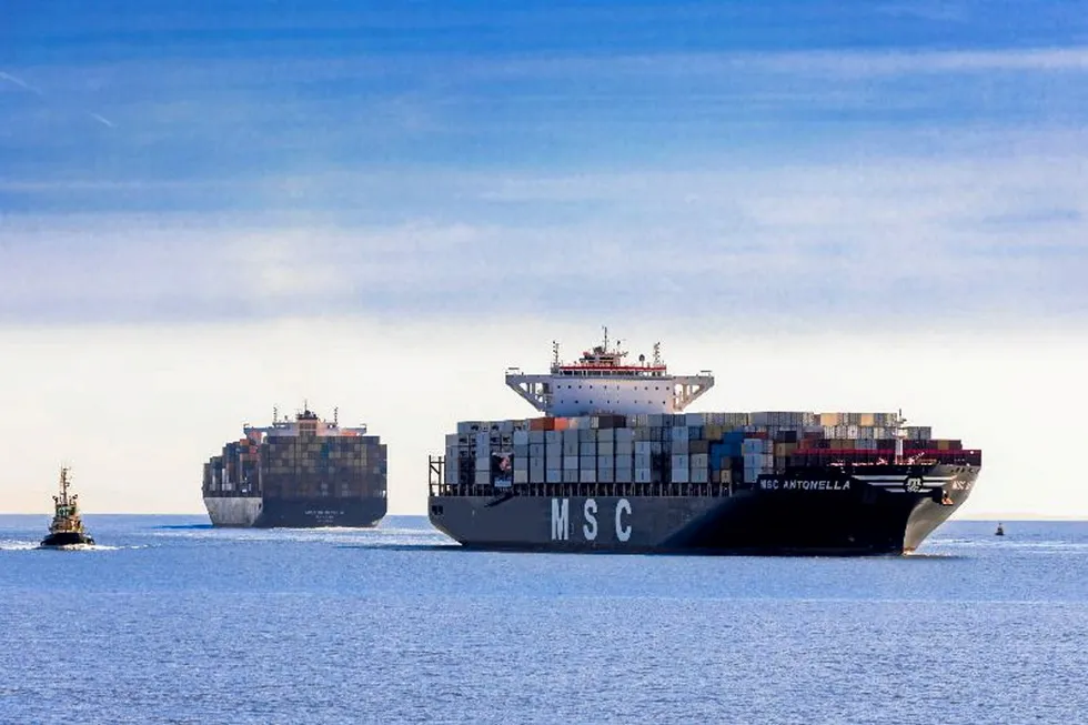 MSC is among the shipping giants that have suspended trade with Russia.