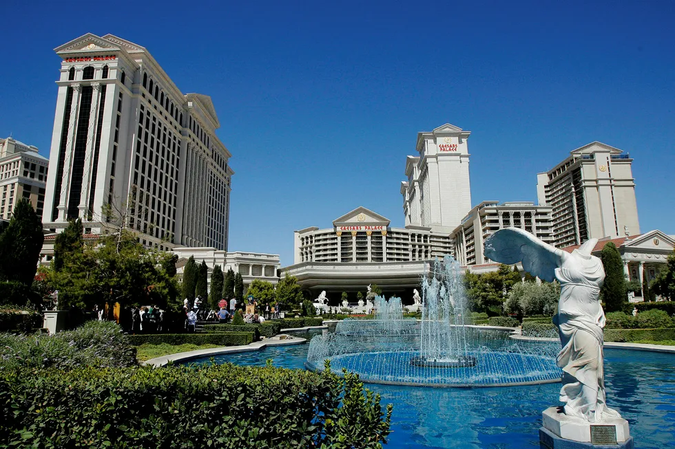 Caesars Palace i Las Vegas er blant de 100 beste forretningsreisehotellene i verden, ifølge Egencia. Foto: Jae C. Hong/Ap/NTB scanpix