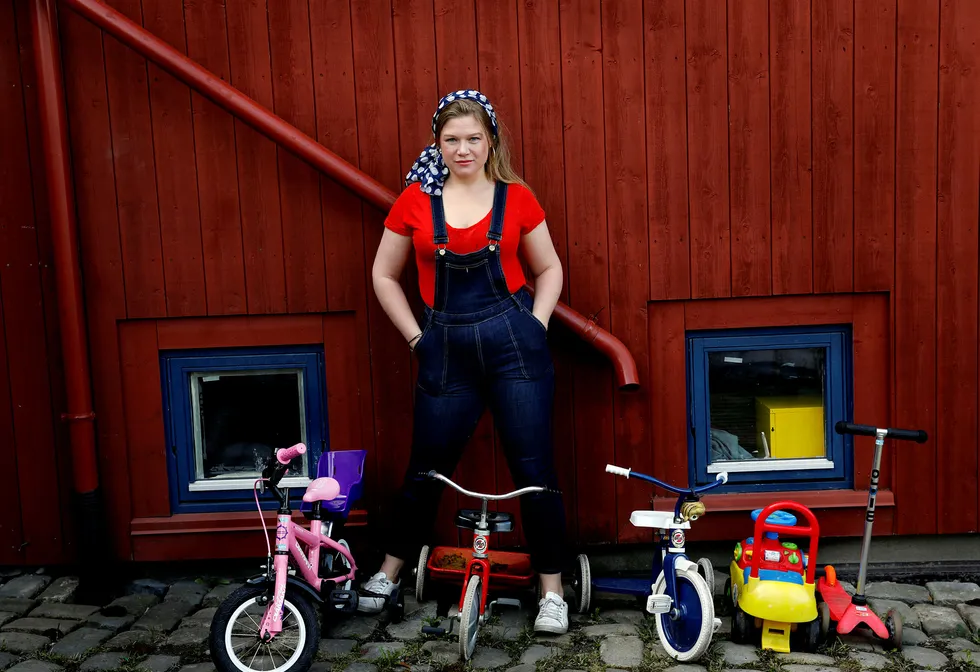 Caroline Marita Omberg startet «Foreldreopprøret» for å samle foreldre til kamp for økt bemanning i barnehager. Foto: Kristin Svorte