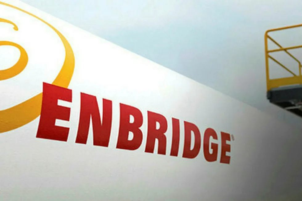 Enbridge: preparing site for repair work
