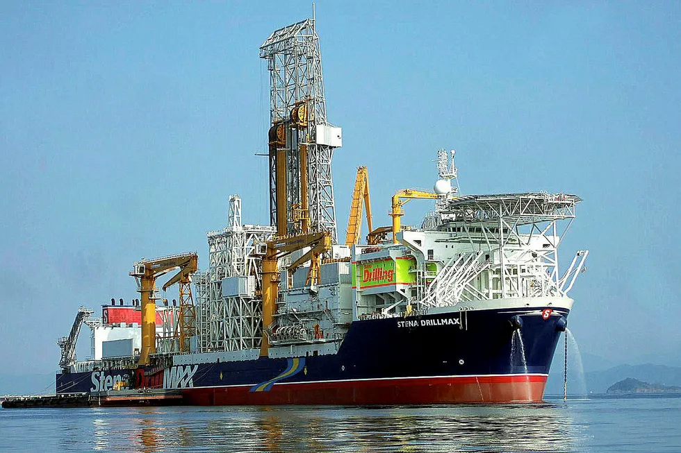 Gambian spud: the Stena DrillMax is being used to drill the Samo-1 well