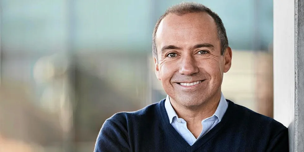 Carlos Diaz, CEO of Danish aquaculture feed giant BioMar Group. The company has launched an ambitious new sustainability plan aimed at reducing carbon emissions.