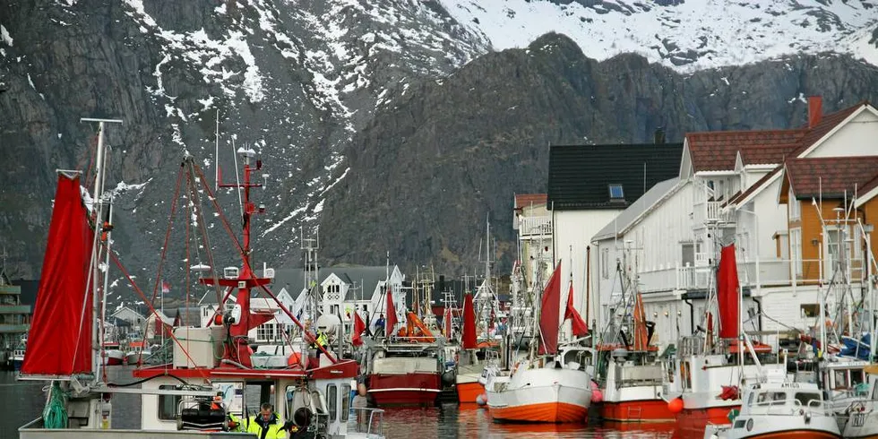 MÅ VENTE: En del nordlandsfiskere står ifølge Nordland Fylkes Fiskarlag i fare for å miste starten på neste års vinterfiske på grunn av manglende fartøyinstruks. Da kan lofotfisket (bildet) med senere oppstart være et alternativ. FOTO: JON EIRIK OLSEN