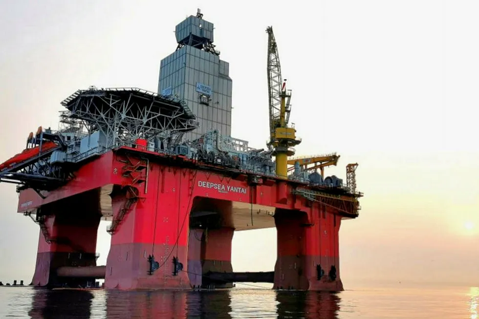 More drilling: the semi-submersible Deepsea Yantai