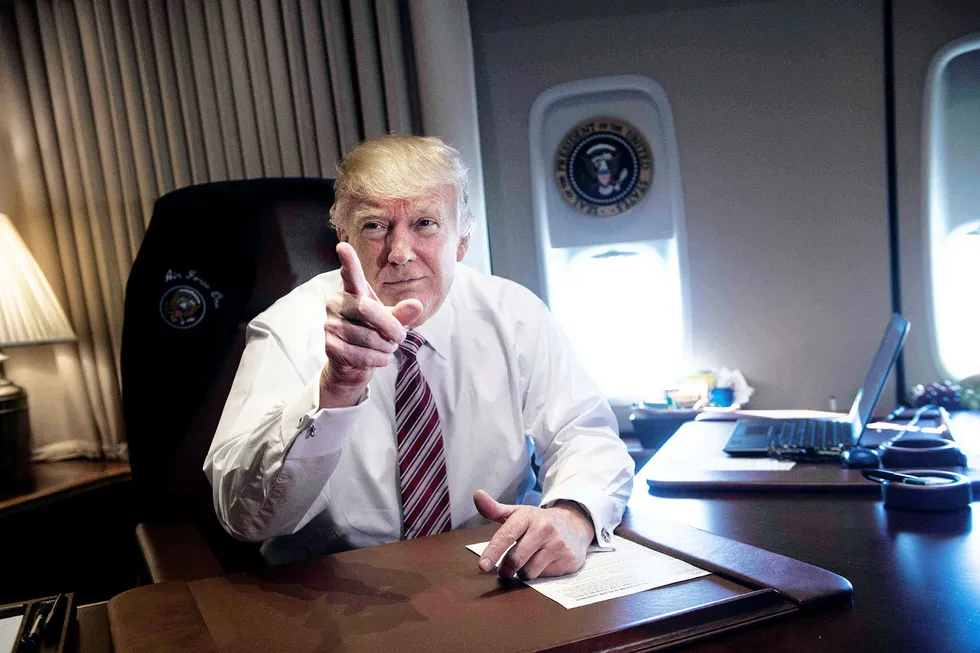 President Donald Trump har tidligere kommet med sterk kritikk til den offisielle amerikanske arbeidsmarkedsrapporten. Foto: Nicholas Kamm/AFP/NTB Scanpix