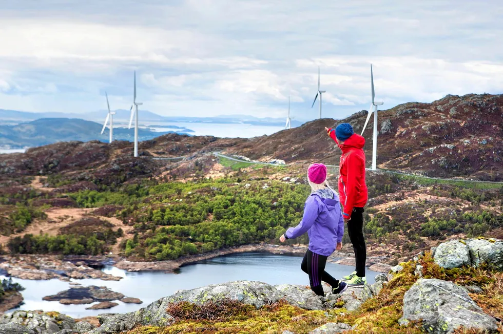 Slik presenterer gjerne Midtfjellet Vindkraft seg selv. Vindparken er den fjerde som på under et år selges fra internasjonale investorer til tradisjonelle norske kraftselskaper.