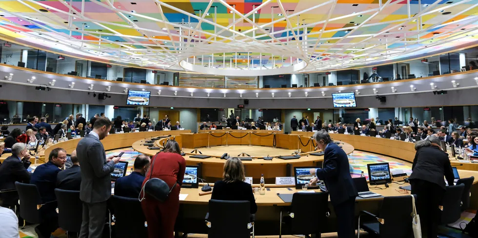 EU energy ministers meet in Brussels.