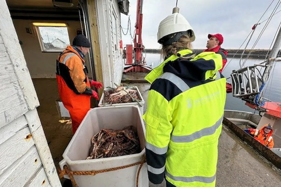 Kampanjen var primært rettet mot kongekrabbefartøy, men dårlig værforhold gjorde at krabbefangsten var dårlig.