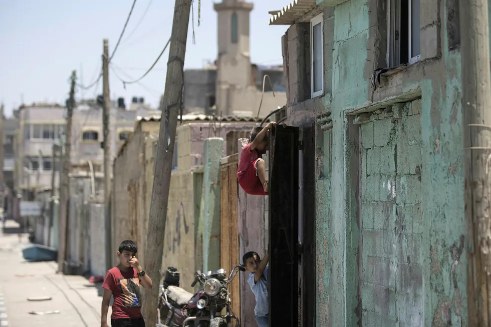 Forholdene i Gaza blir stadig verre, ifølge FN-rapport. Foto: Mahmud Hams/AFP photo/NTB scanpix