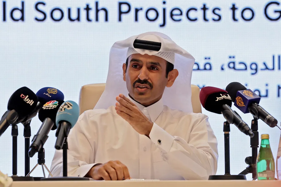 Oilfield development: QatarEnergy chief executive Saad Sherida Al-Kaabi.