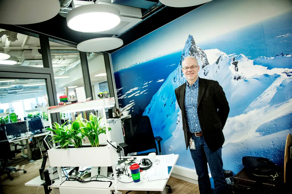 Jan Grønbech driver Google Norge fra kontorer på Aker Brygge. Foto: Fartein Rudjord