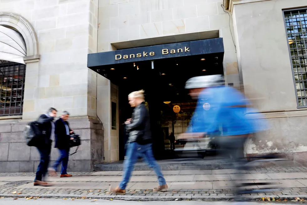 Edison Norge har tatt ut søksmål mot Danske Bank, som er satt opp til å gå for Oslo tingrett i slutten av mai. Her Danske Bank i København.