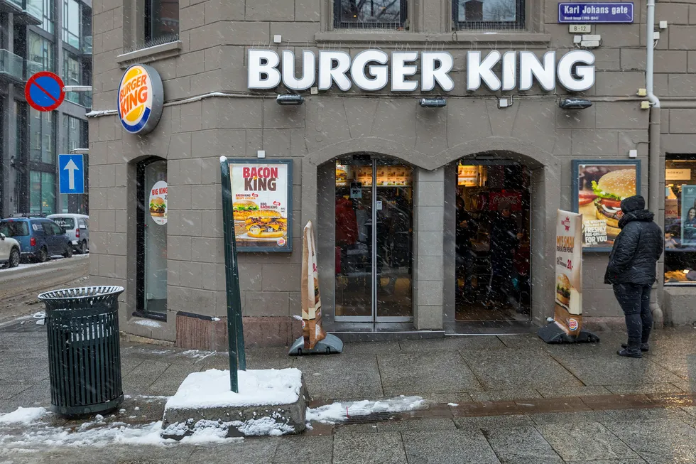 Burger King er nå større enn McDonalds i Norge.