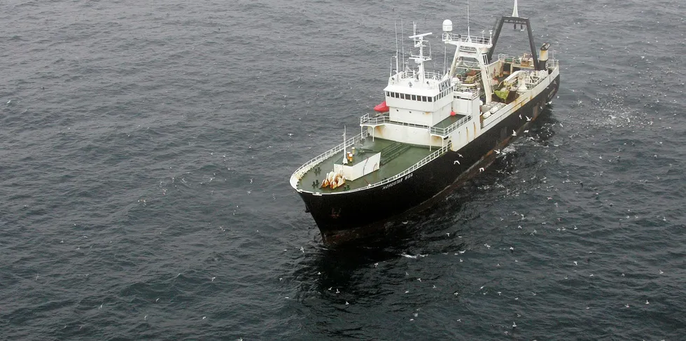 Det var på tråleren «Nordstar» at en fisker omkom i ensilasjetanken.