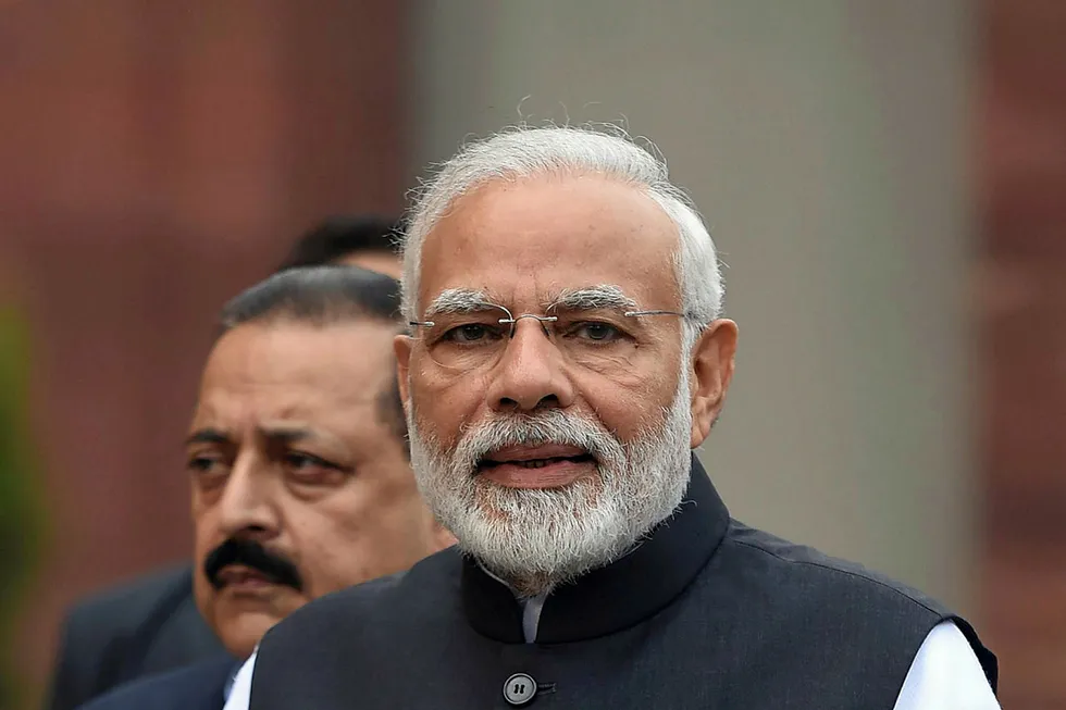 Energy drive: Indian Prime Minister Narendra Modi