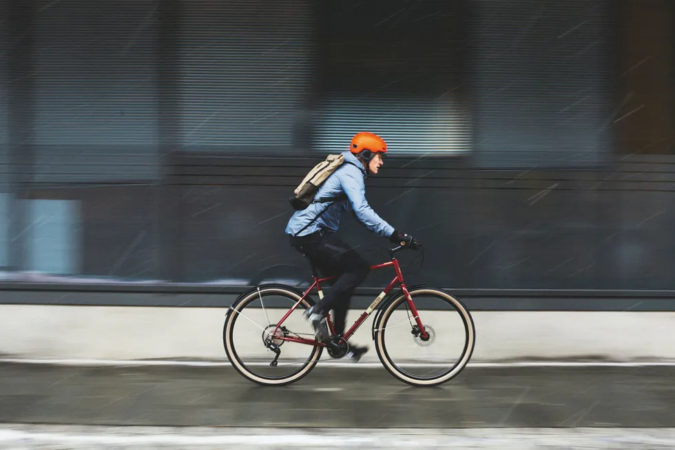 En god sykkel for sykling til og fra jobb bør være rask og effektiv, og kreve lite vedlikehold. Foto: Kristoffer H. Kippernes
