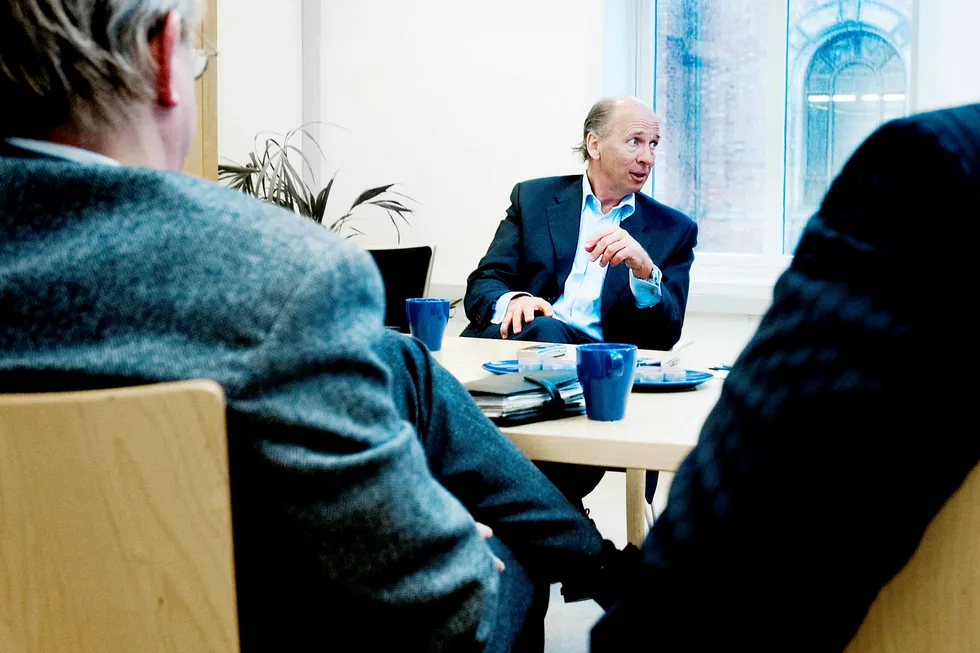 Investor Øystein Tvenge (62) tok det kraftige børsfallet tirsdag med stor ro. Bildet er fra 2007. Foto: Ståle Andersen