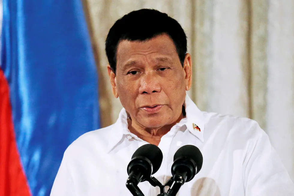 Order repealed: Philippine President Rodrigo Duterte