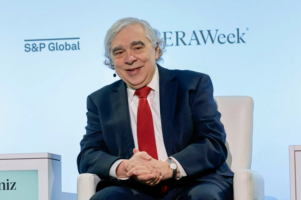 Ernest Moniz, speaking at the CERAWeek conference on Tuesday.