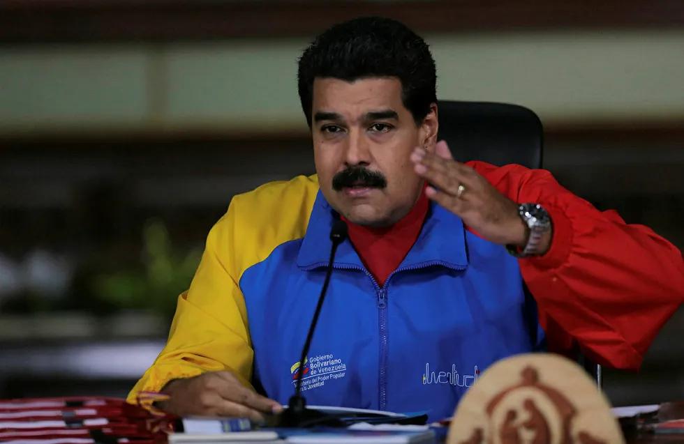 Facing US sanctions: Venezuela's President Nicolas Maduro