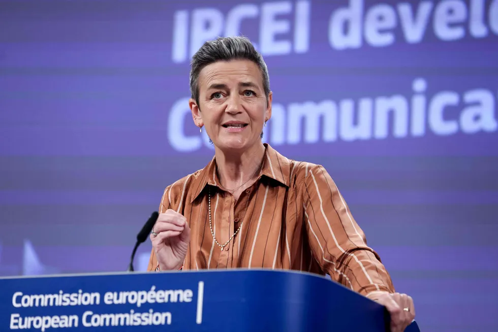 European Commission Vice President and Commissioner for Competition Margrethe Vestager.