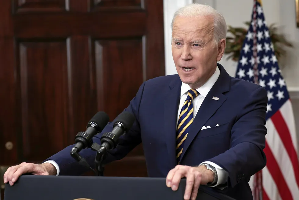 New measures: US President Joe Biden announces a full ban on imports of Russian oil and energy products