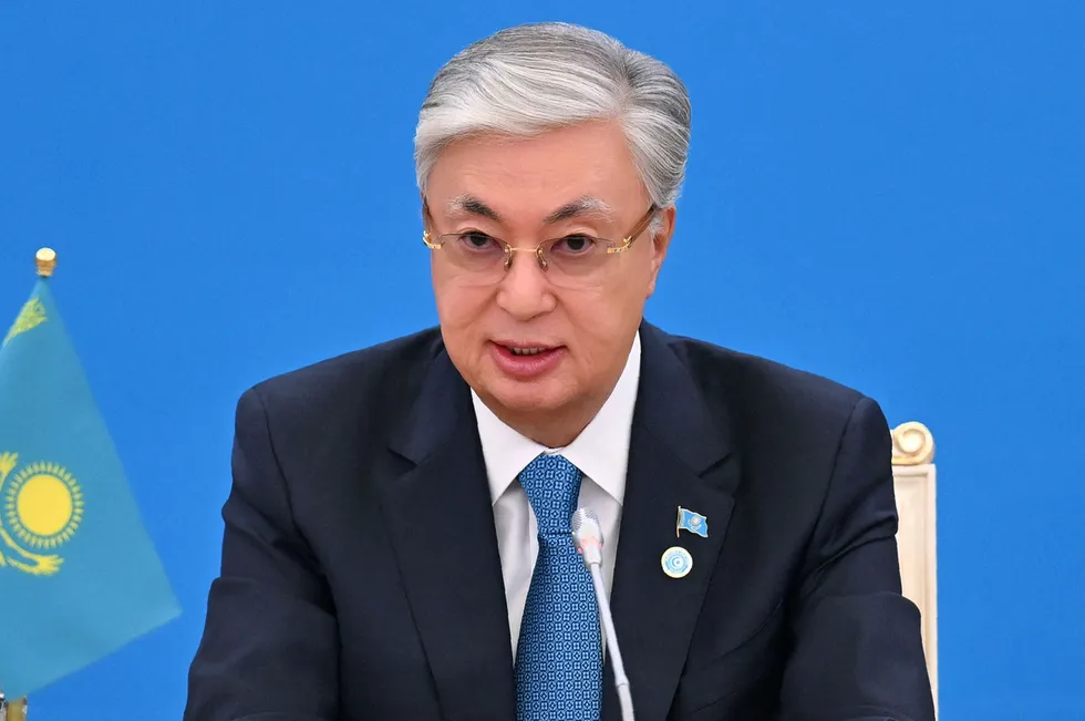 Social stability: Kazakhstan President Kassym-Jomart Tokayev.