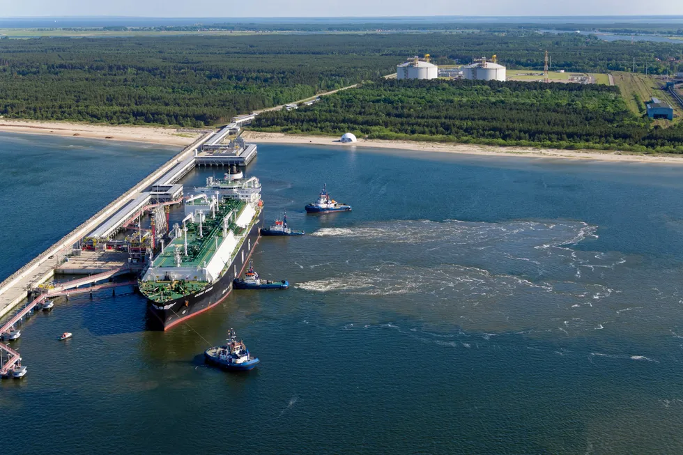 Reduced workload: LNG import terminal in the Baltic port of Swinoujscie in Poland