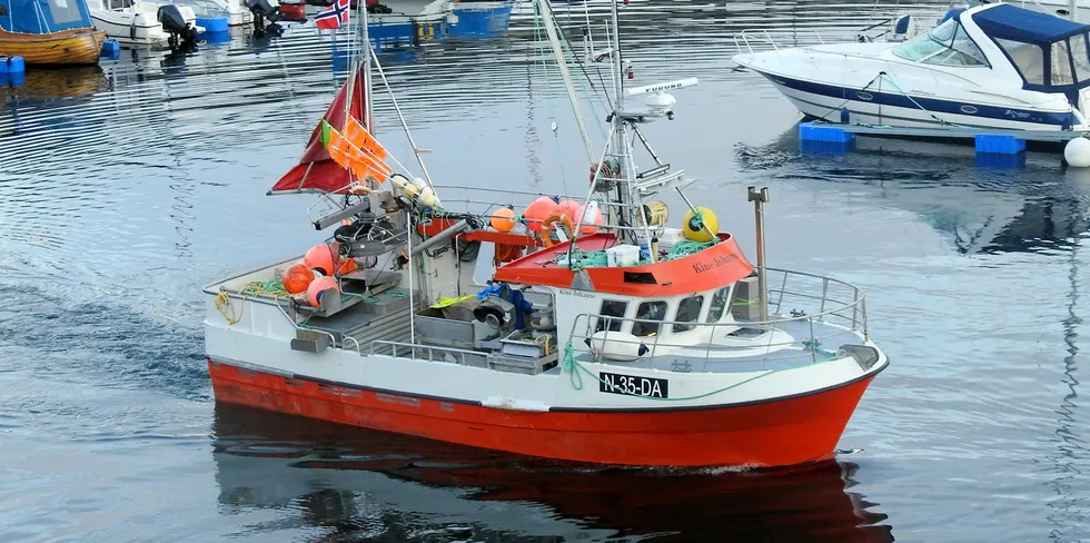 «Kine Johanne» fra Dønna. Med lengde på 12,19 meter ble kvotetillegget halvert, og selv med gode torskepriser ga ikke det grunnlag for ny tur nordover.